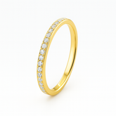 Diamond Band in 18k Gold